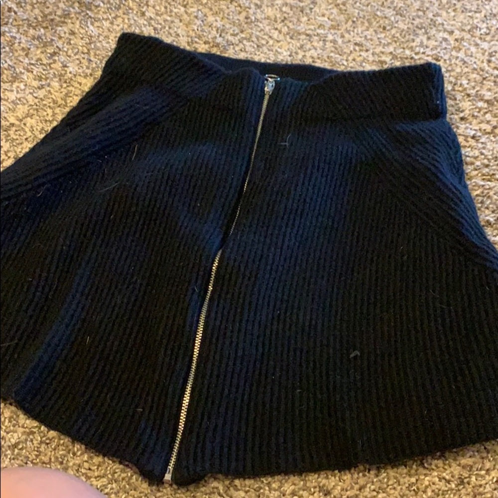 Used black sweater skirt